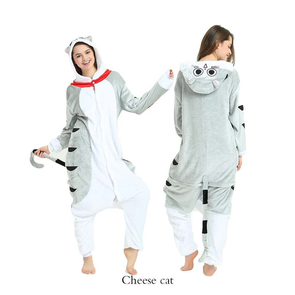 Косплэй Аниме животных Чи Sweet Home Сыр Cat Onesie взрослых Хэллоуин cotumes для Для женщин