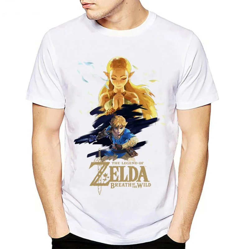 Новая футболка для мужчин легенда о Зельде Мужская triforce хит продаж Triforce Skyward Sword