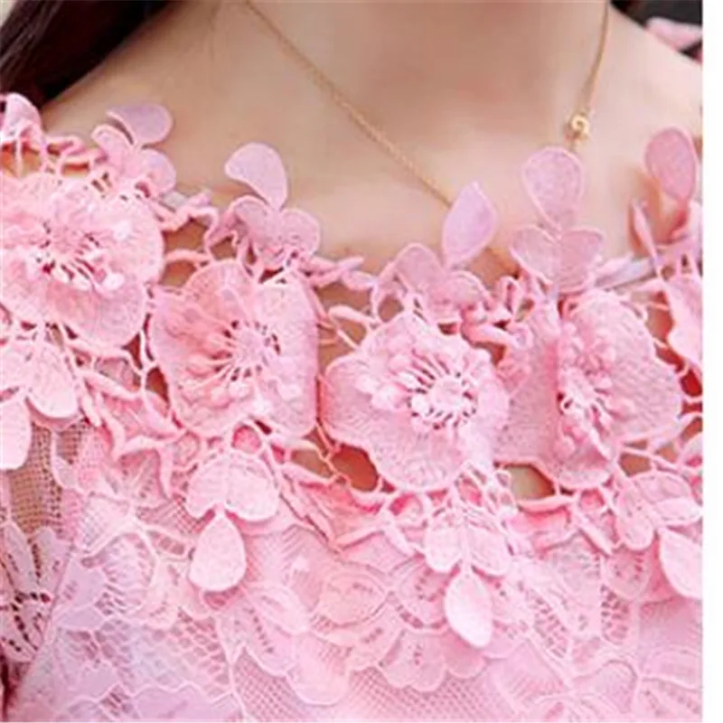 Весна 2019 женские топы с длинным рукавом-фонариком кружевные сексуальные