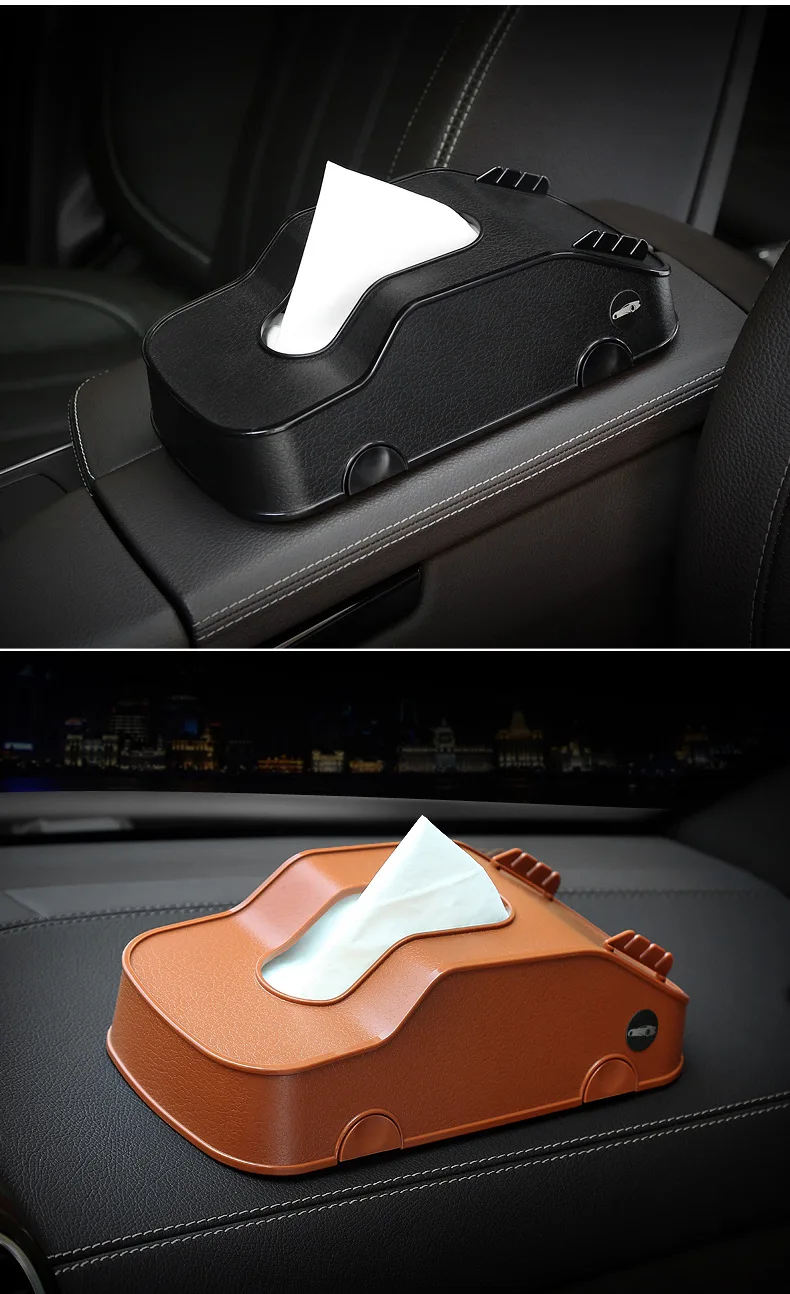 Multifunction Car aandrest Tissue Box Card Holder Phone Stand Rack Bracket Car Tissue Box Vehicle chou zhi bao Car Creative Mult