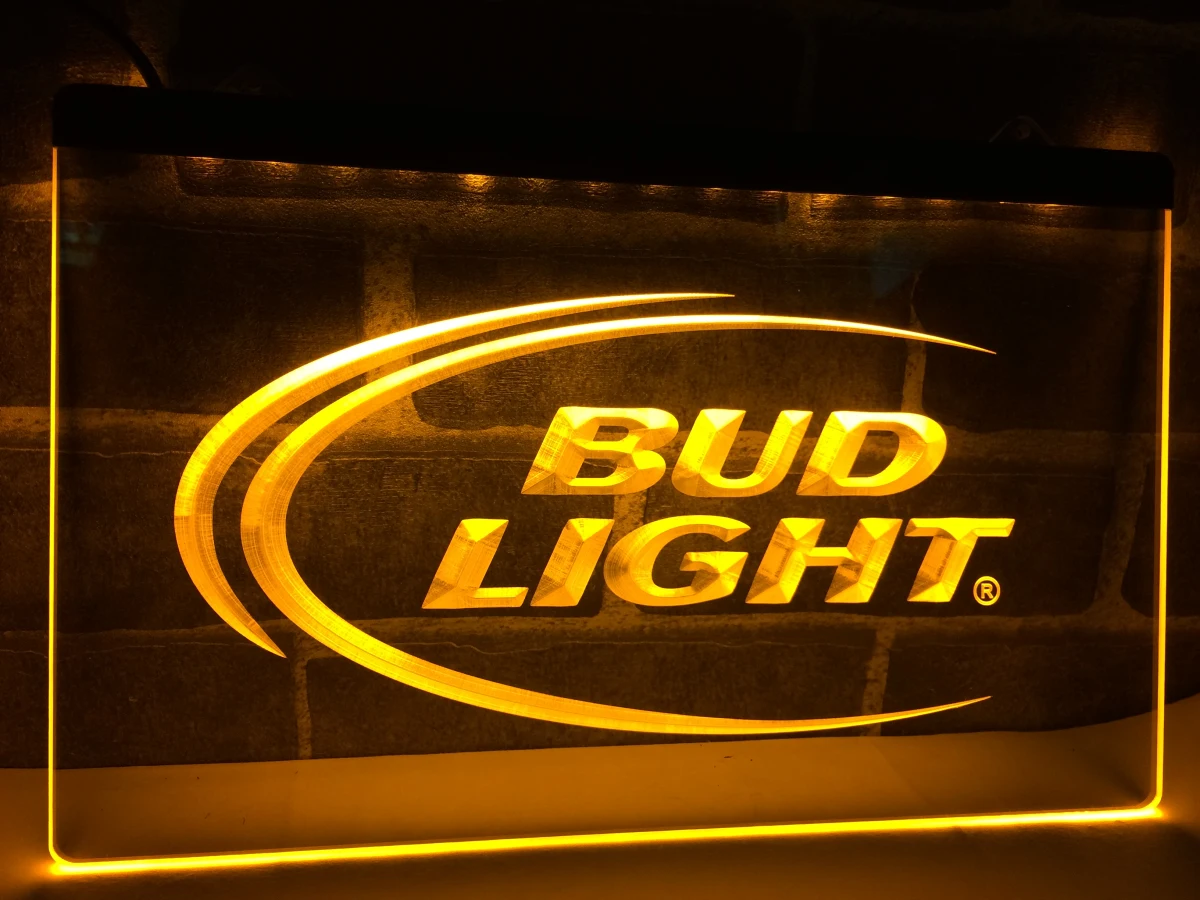 LE003- Bud Lite пивной бар Паб Клуб логотип светодиодный неоновый светильник вывеска