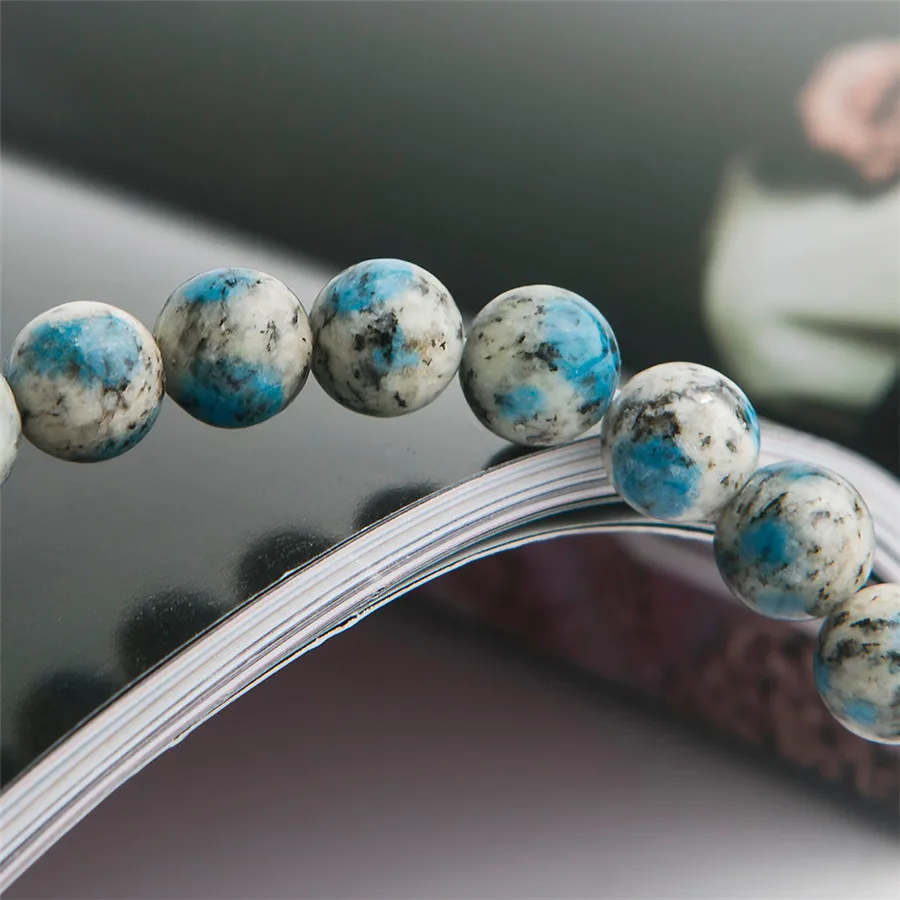 Оптовая продажа 100% натуральная яшма K2 браслет вулканическая драгоценный камень