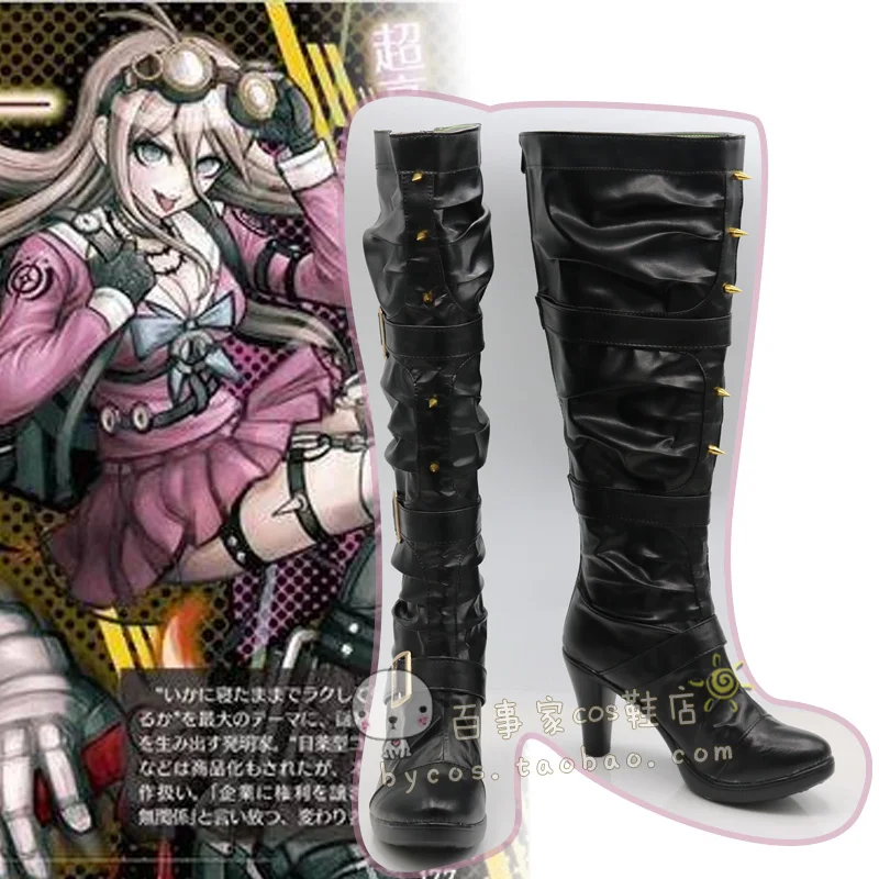 Новинка высококачественные ботинки Danganronpa V3 killy Harmony Iruma Miu Rabbit с заклепками для