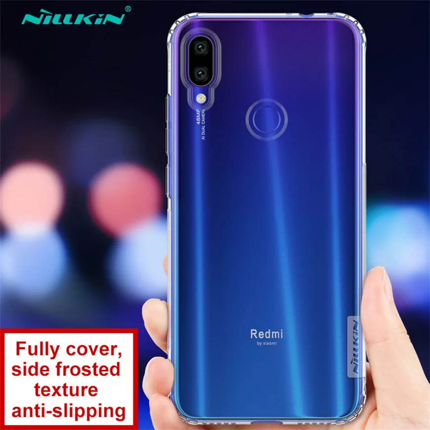 Xiaomi Redmi Note 7 Чехол 7S чехол Nillkin природа прозрачный мягкий кремний ТПУ протектор для