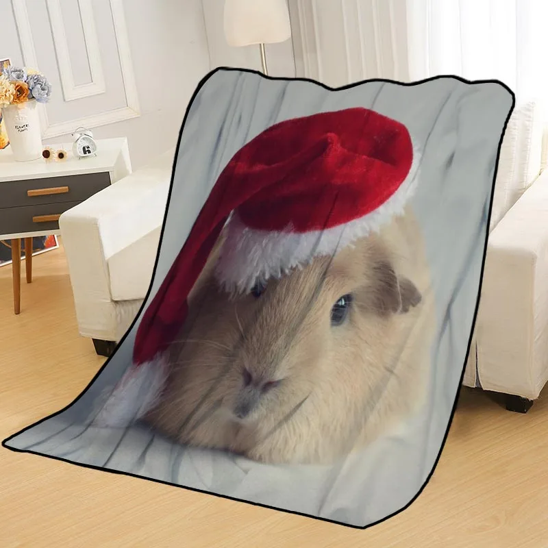 Одеяла на заказ обычные одеяла морской свиньи для кровати мягкое украшение