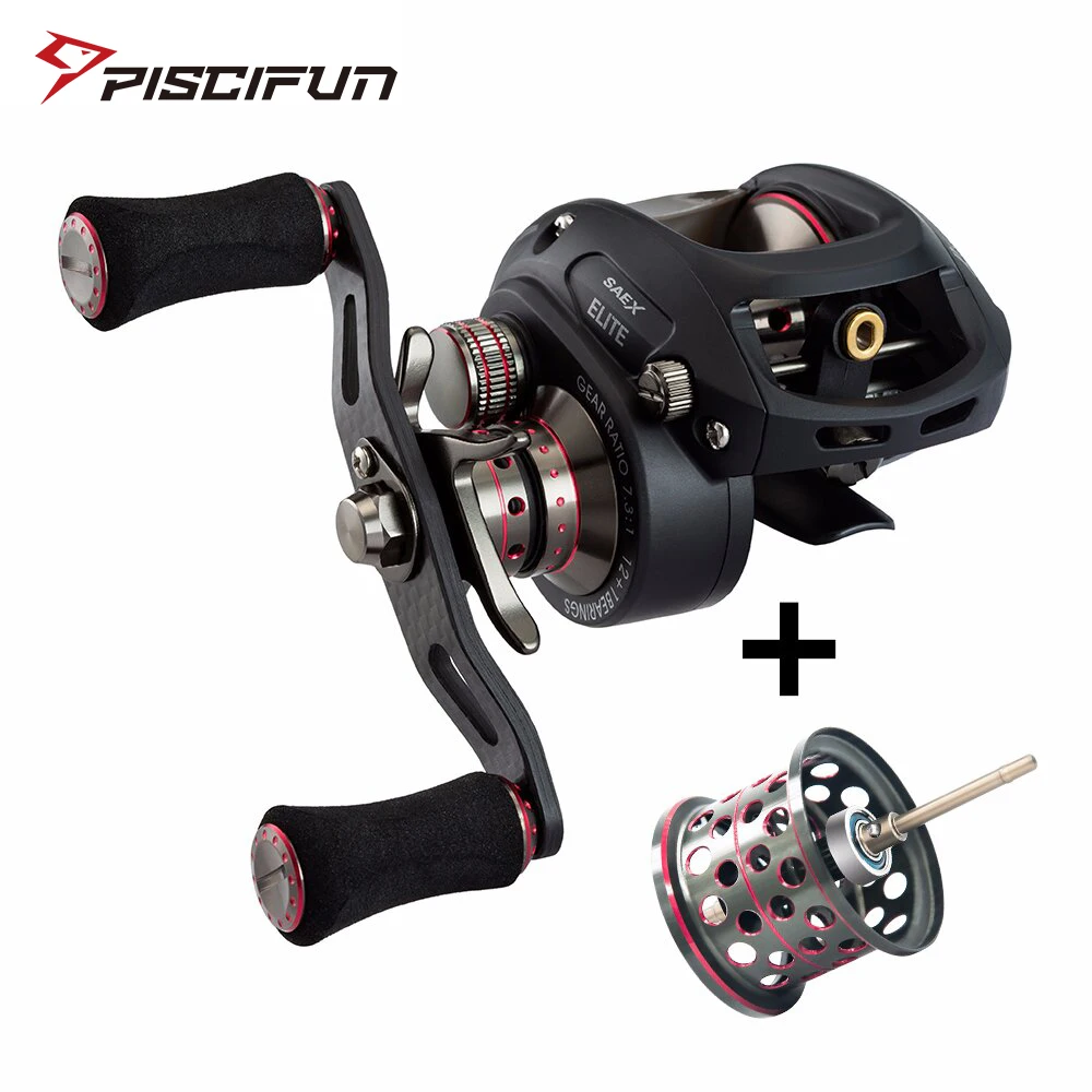 Piscifun SAEX ЭЛИТНЫЙ Baitcasting Рыболовная Катушка Дополнительная LightwSpool Правой Левая