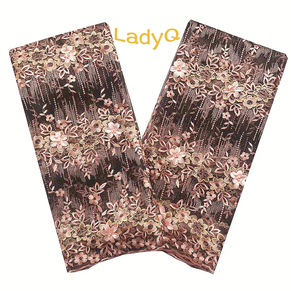 Французская африканская кружевная ткань 2019 Высококачественная нигерийская