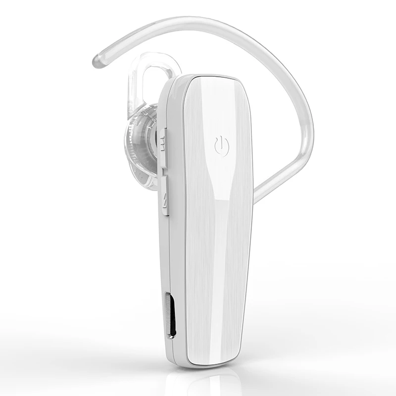 Белый Беспроводная bluetooth-гарнитура CSR 4,0 Hands-free Bluetooth наушники с шумоподавлением микрофон наушники для смартфона - Цвет: Белый