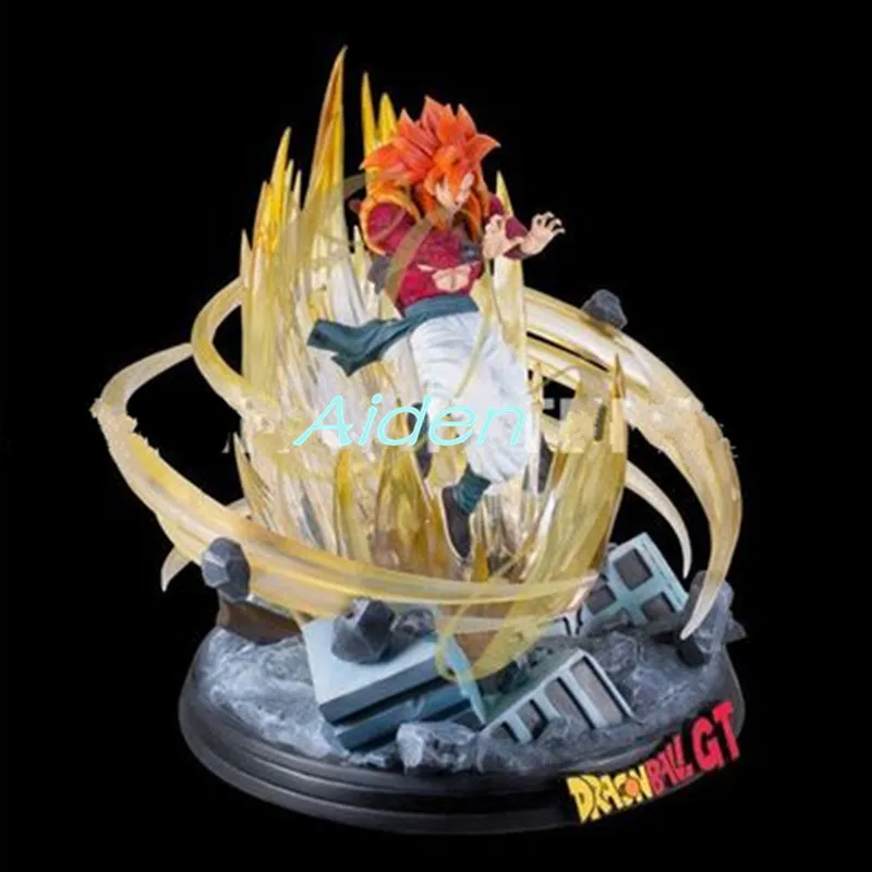 1" Жемчуг дракона GT статуя Saiyan бюст Gogeta полноразмерная портретная Сон Гоку какаротто анимационная фигурка GK PF игрушечная коробка 37 см B1260