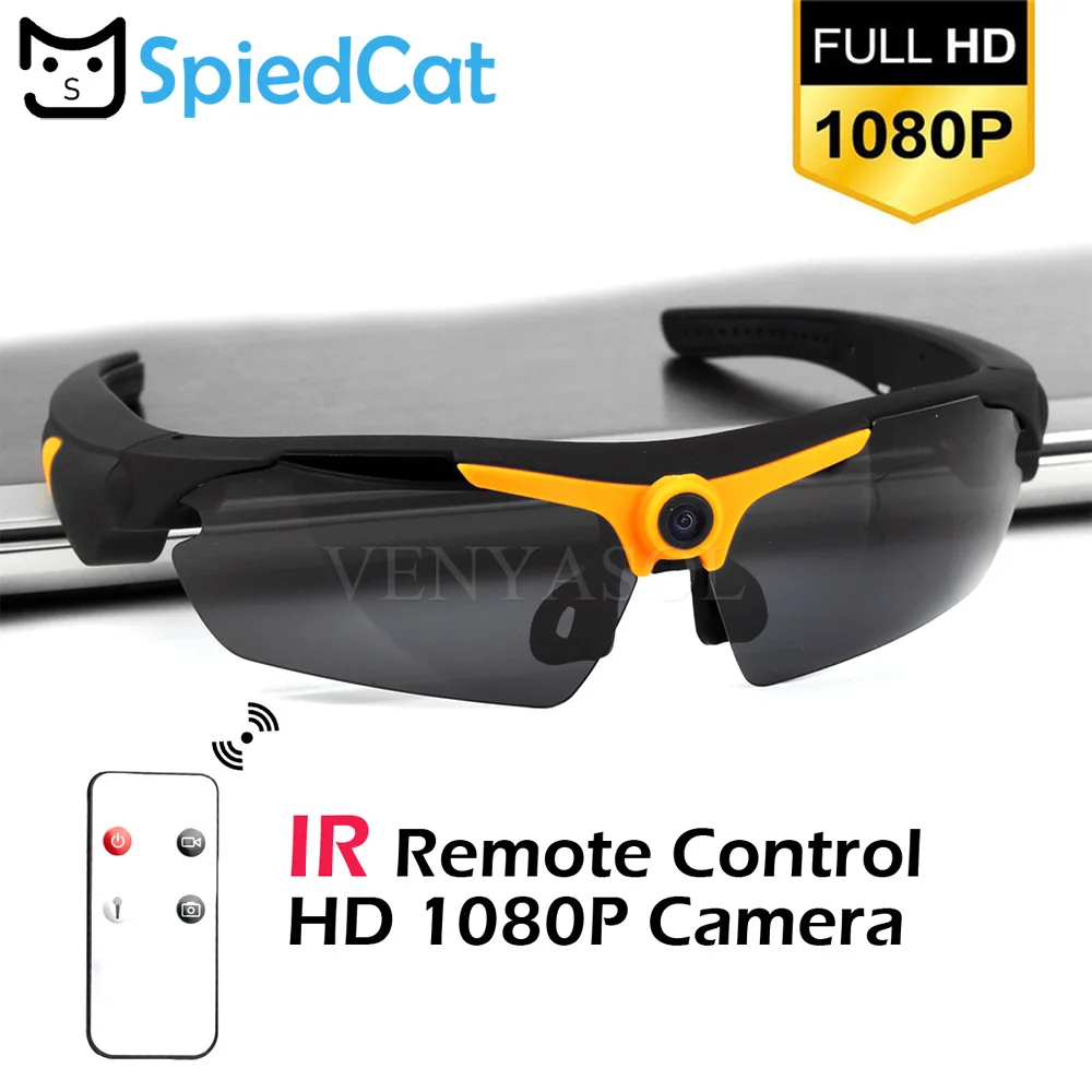 1080P HD Eye Wear 170 широкоугольные солнцезащитные очки мини видеокамера камера Mini DV DVR