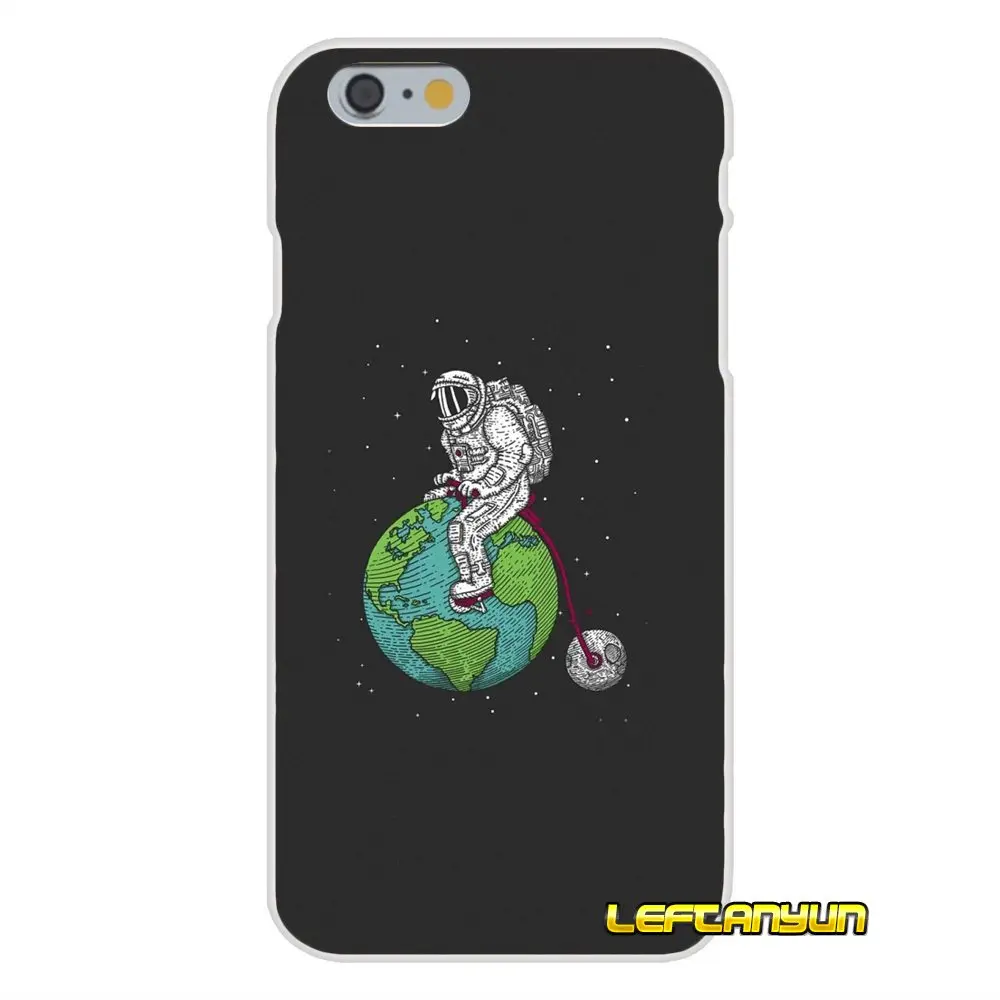 Аксессуары Чехлы для телефона дирижабль астронавт звезды серии Moon Night iPhone X 4 4S 5 5S
