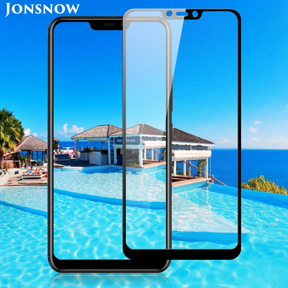 JONSNOW полное покрытие закаленное стекло для Vivo Y81 6 22 дюймовая защитная пленка