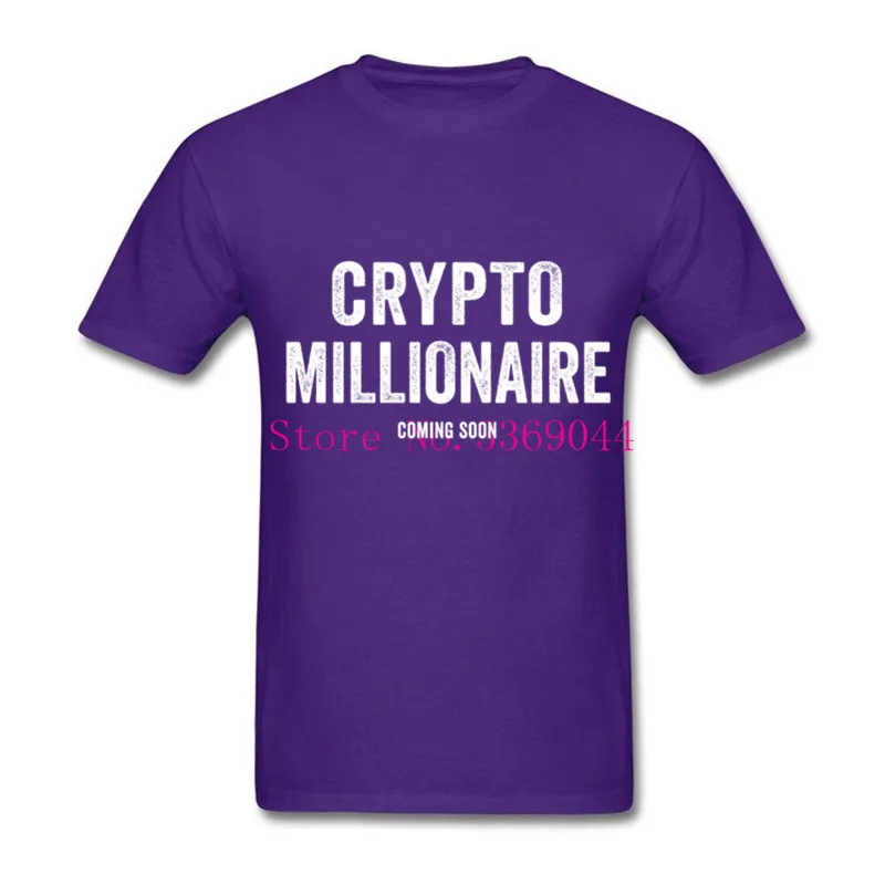 Поколение толстяков с короткими рукавами 3D Crypto миллионер футболка 2018 новый