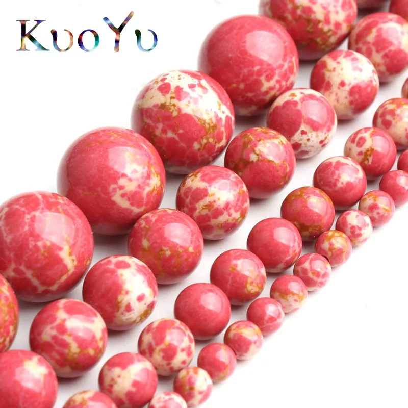 Камень для синтеза осадка Красного моря круглые бусины-разделители диаметром 15