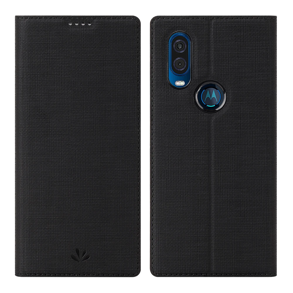 Винтажный тканевый чехол-книжка для Motorola Moto One Vision, кошелек с отделением для карт, магнитный чехол-книжка для Motorola Moto One Vision
