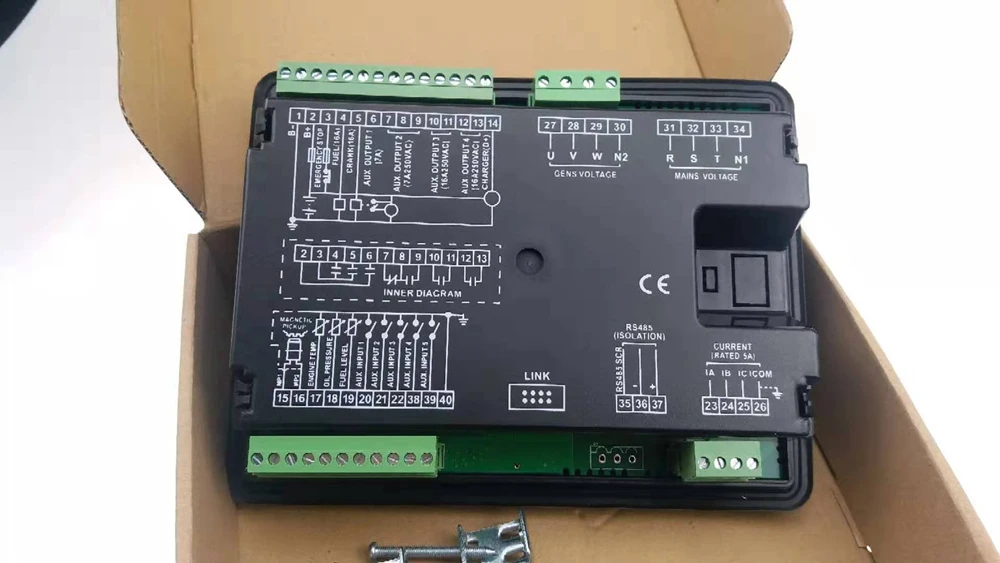 Регулятор генератора мощности 6110U lcd дизельный генератор части автоматическое управление пуском панели зарядки генератора электронная схемная плата
