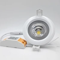 free shipping waterproof ip65 12w15w dimmable cob led down light high quality dimmering led downlight ac110vac220v