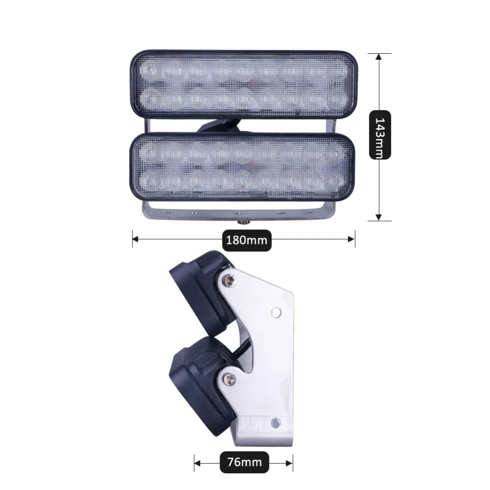 TC X Ультра Потока 108 Вт Регулируемый Угол LED Work Light Bar 12 В 24 для Offroad Трактор Прицеп