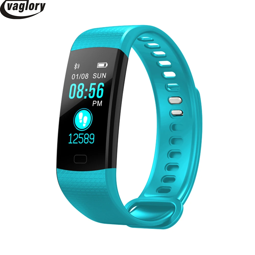 Smart Band Y5 Smartband Color Screen Wristband Heart Rate Activity Fitness tracker Electronics Bracelet | Электроника