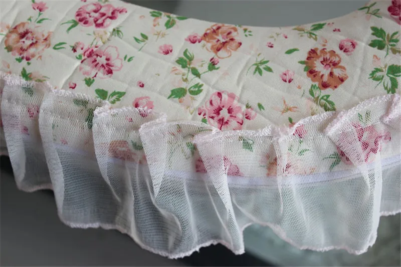 1 шт. мягкий кружевной чехол для сиденья унитаза моющийся аксессуар ванной