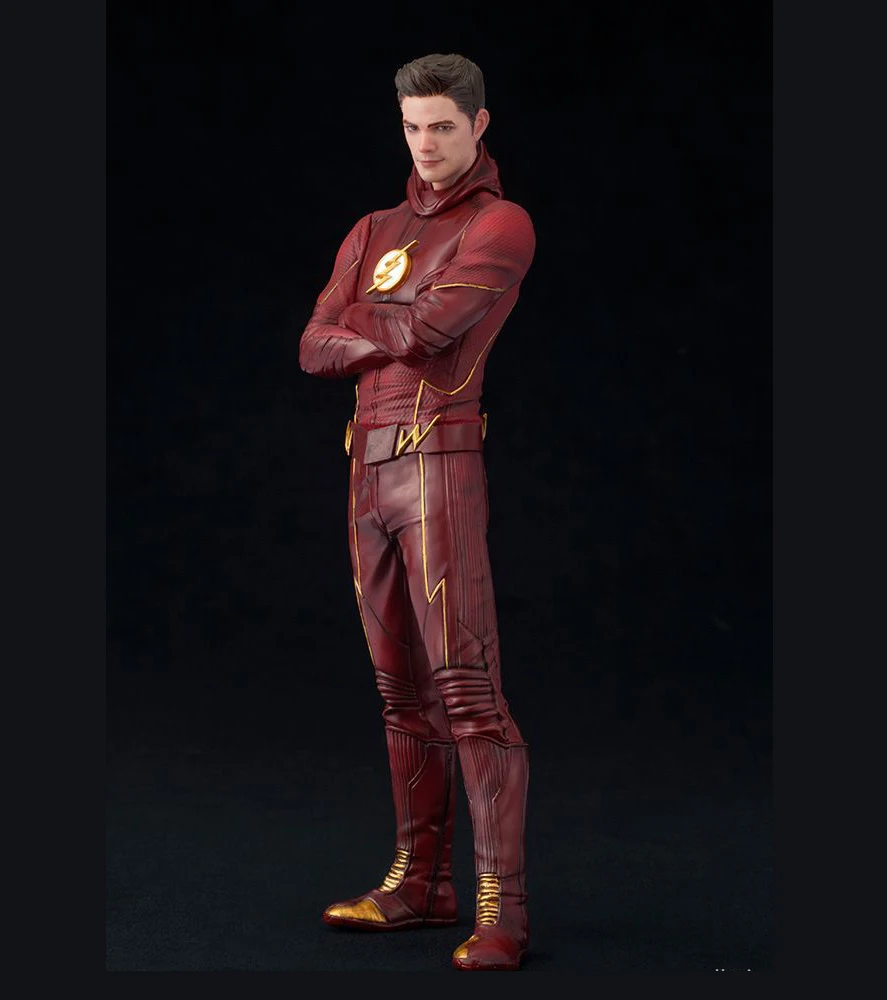 Бесплатная доставка 7 "DC супер герой флэш Барри Аллен в коробке 17 5 см Новая ПВХ