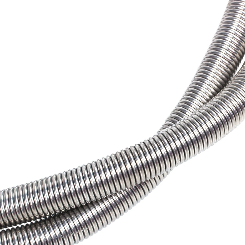 1500 Вт печи литья нагревательных элементов катушки 59 см длинный Серебряный