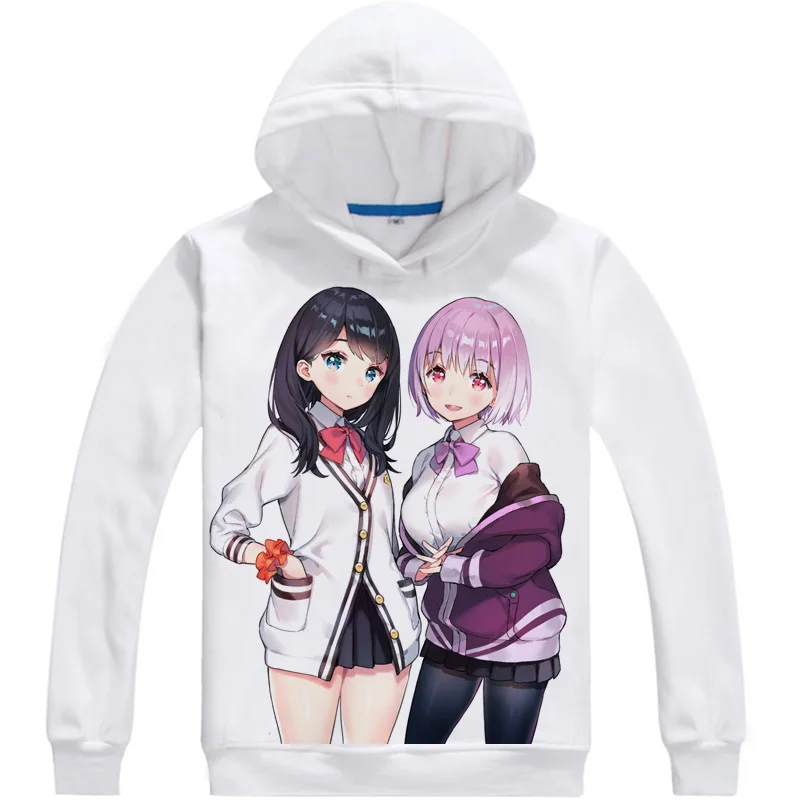Rikka Takarada Shinjo Akane Denkou Choujin Gridman толстовки SSSS. GRIDMAN Мужская толстовка уличная аниме-толстовка с длинным капюшоном - Цвет: Хаки