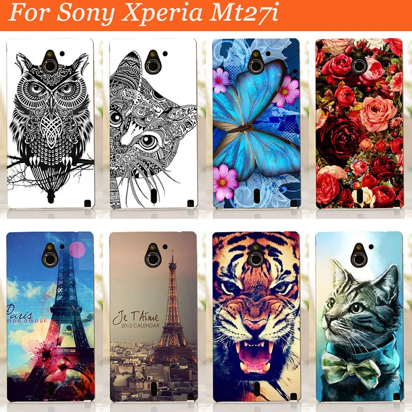 Чехол для Sony Xperia sola MT27i высококачественные чехлы с изображением горячих цветов