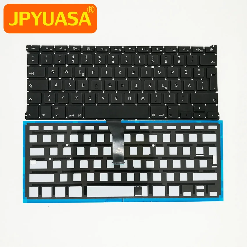 Новая немецкая клавиатура с подсветкой для Macbook Air 13 дюймов A1369 A1466 2011 2017 лет|macbook air