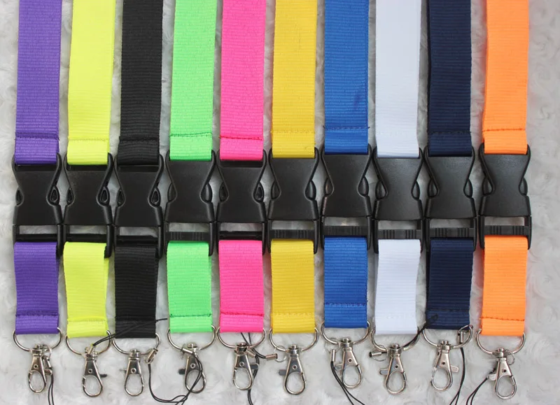 

Free shipping mix colour Solid Blank Lanyard/ MP3/4 cell phone/ keychains /Neck Strap Lanyard WHOLESALE #91701