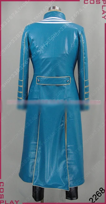 Костюм для косплея вергил популярная игра Униформа наряд пальто + брюки рукава на