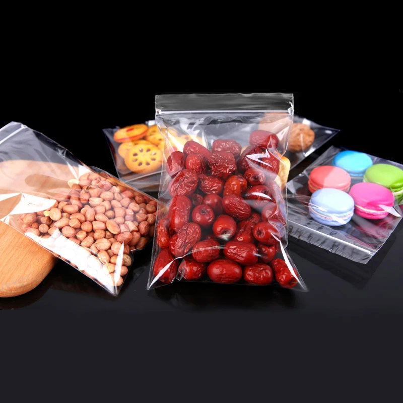 6x10cm Thick 0.12mm Jewelry Ziplock Bags Self Sealing 500pcs/lot Plastic Transparent PE Highly | Украшения и аксессуары