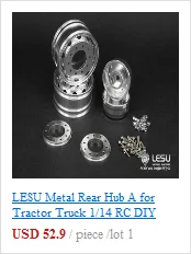 1 пара LESU узкие резиновые шины C 1/14 RC DIY автомобиль тягач Tmy модель часть TH02597