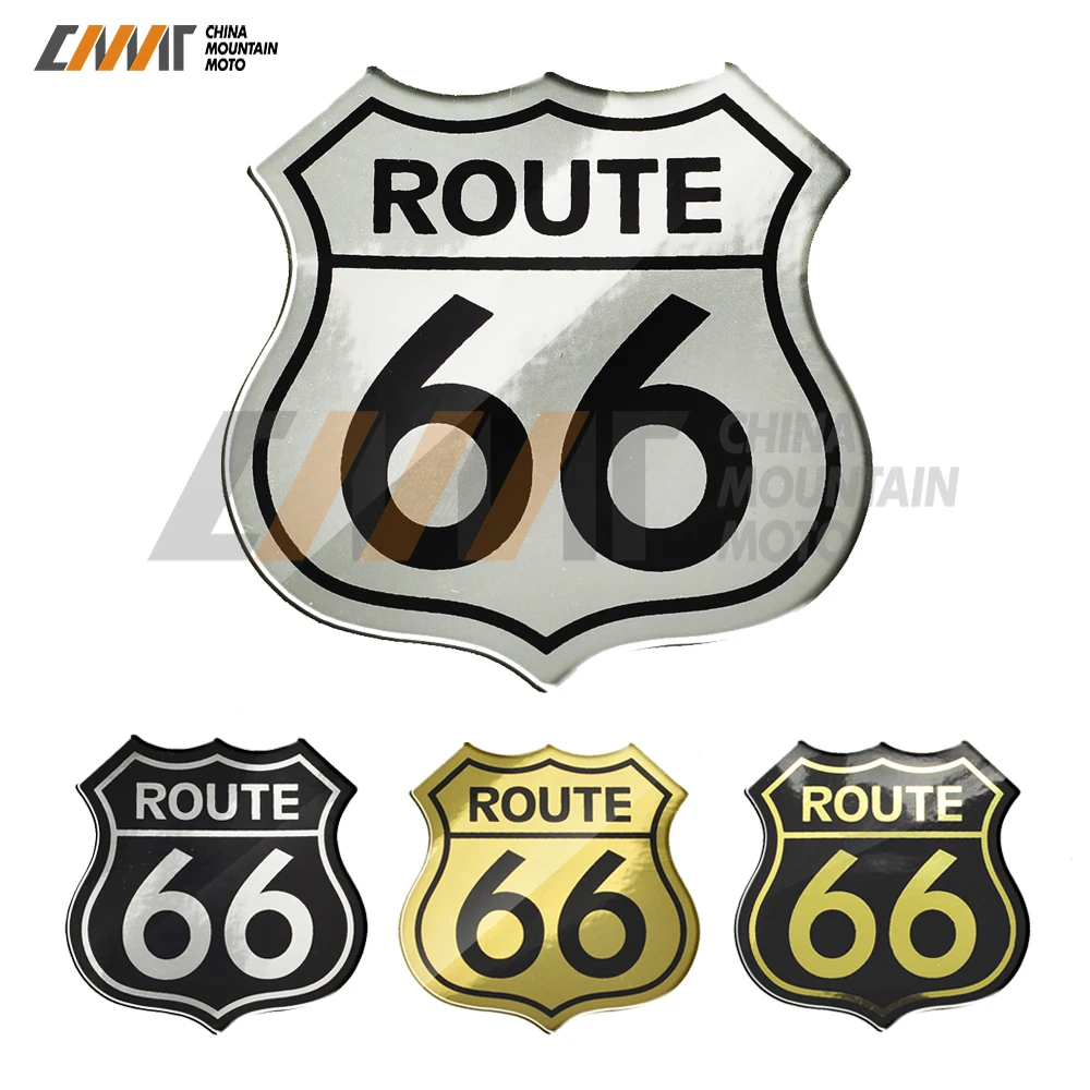 3D наклейка для мотоцикла американский Route 66 автомобиля хвост вездехода|Наклейки