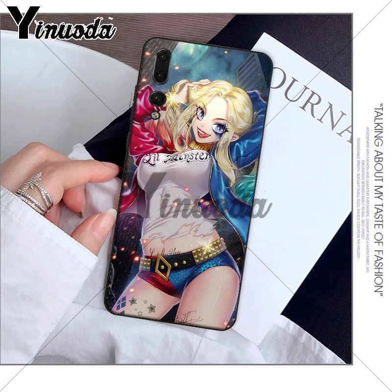 Чехол для телефона Yinuoda Harley Quinn отряд самоубийц Joker Wink Huawei P10 plus 20 pro P20 lite mate9 10 honor