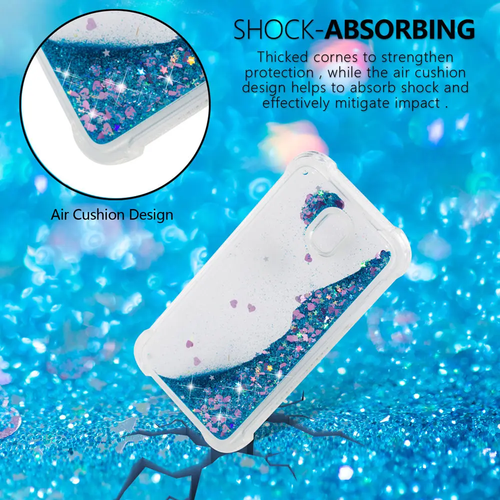 Glitter Stars Cover for Samsung Galaxy J7 2017 J730 J730F J730FM SM-J730G SM-J730F SM-J730FM Liquid Quicksand Soft TPU Back Case |