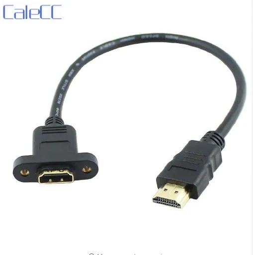 

HDMI A 1,4 19Pin Male to Hdmi A Тип Женский удлинитель с винтовым отверстием 30 см