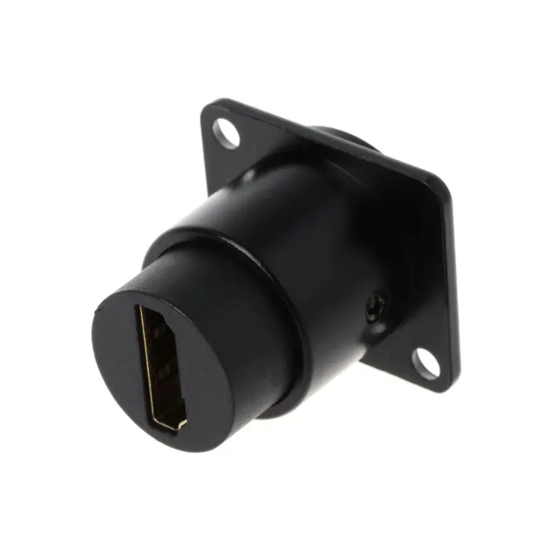 HDMI D-type RJ45 розетка сетевая втулка Шасси Панель Крепление аудио разъем металлический HD авиационный кабель Cat5e Cat6