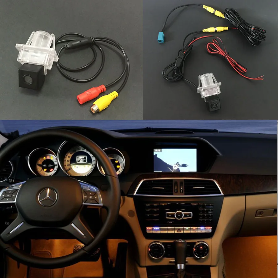 Thehotcake наборы камер заднего вида для Mercedes Benz C Class W204 2007 ~ 2014/резервная камера вида/RCA