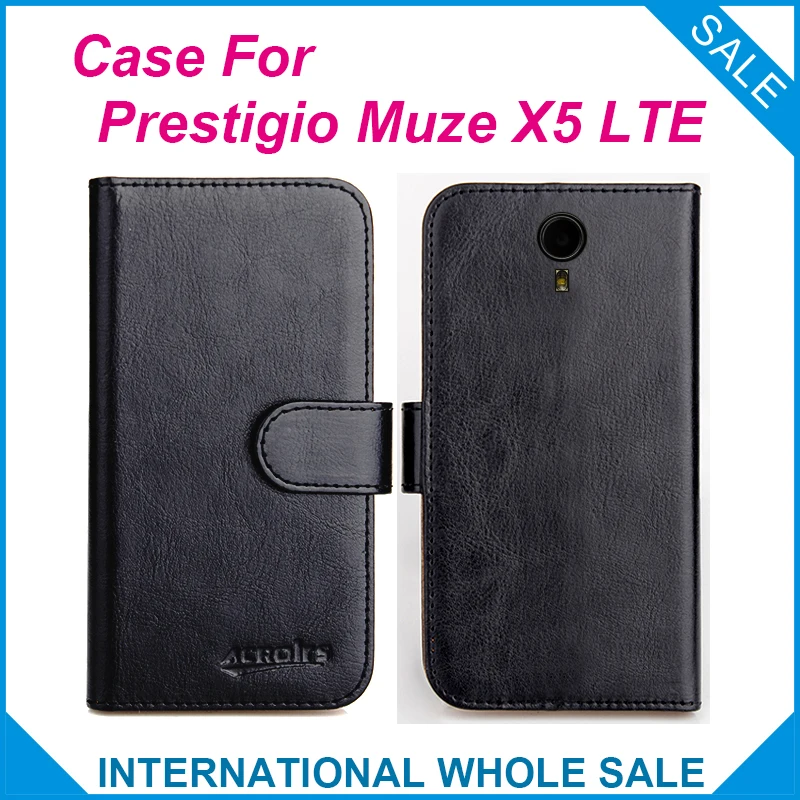 Оригинал! Чехол Prestigio Muze X5 LTE 6 видов цветов высококачественный кожаный