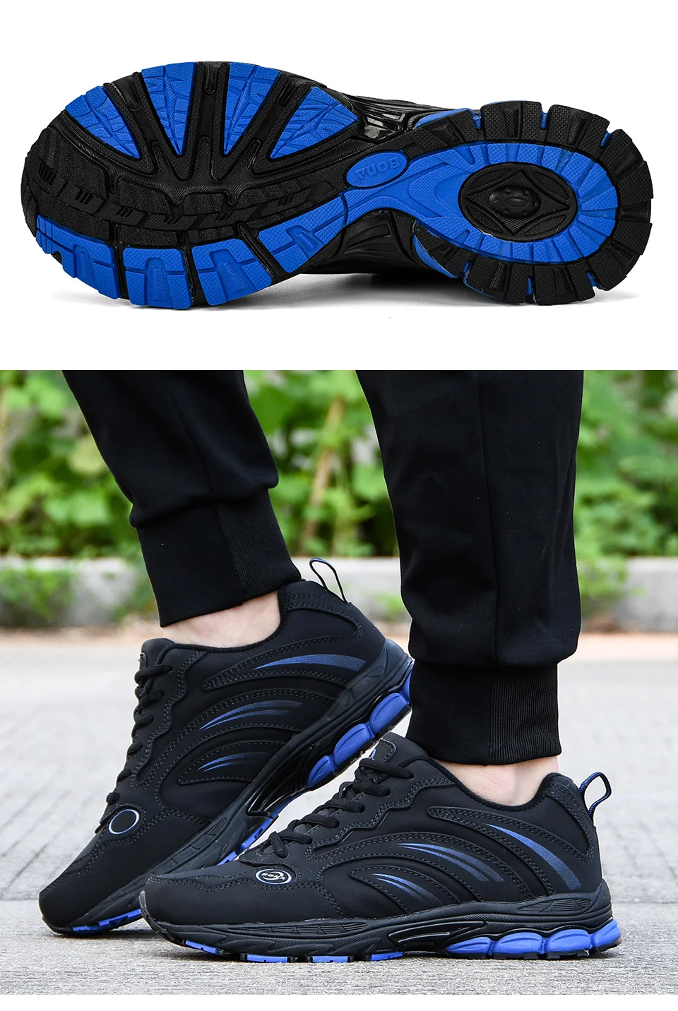BONA/Новинка года; дизайнерская обувь; chaussure homme; уличная Мужская обувь для бега; спортивные кроссовки; Мужская Спортивная обувь; удобная мужская прогулочная обувь