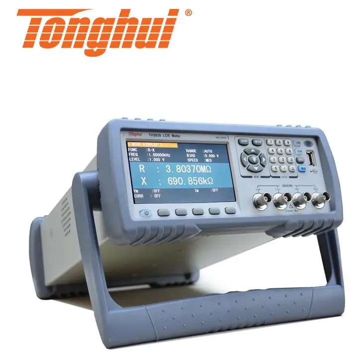 Tonghui TH2830 ручной измеритель иммитанса 0.05% точность тестирования частоты сигнала 50