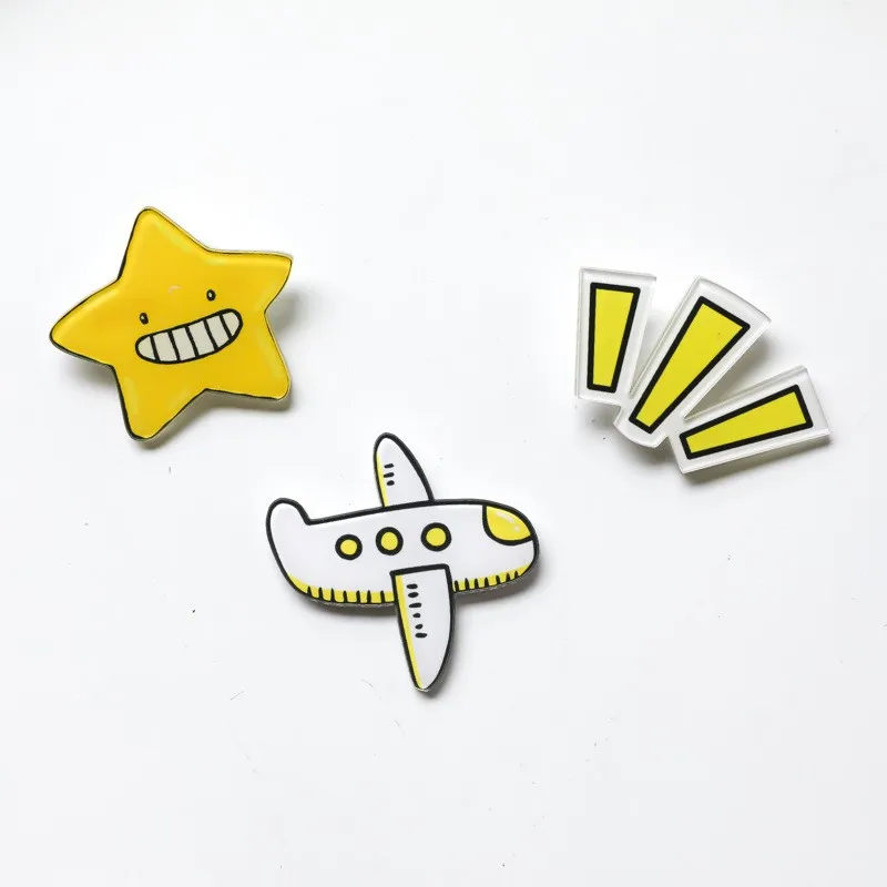 1 шт. Милые Акриловые Мультяшные модные магниты на холодильник белая доска