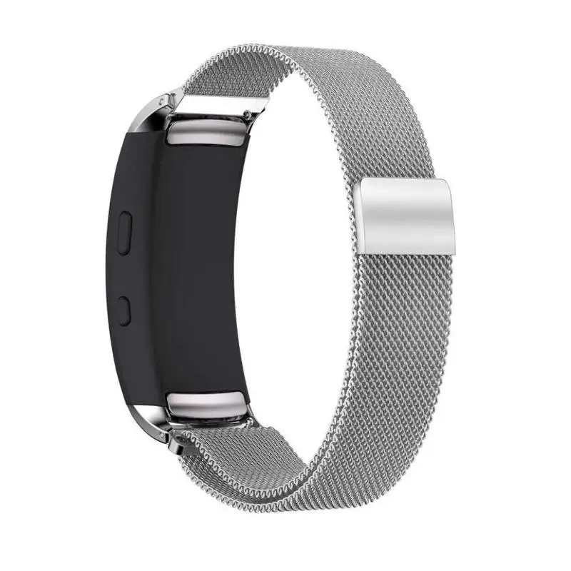 Магнитный ремешок из нержавеющей стали для samsung gear Fit 2 Watch часов Миланский Galaxy Fit2