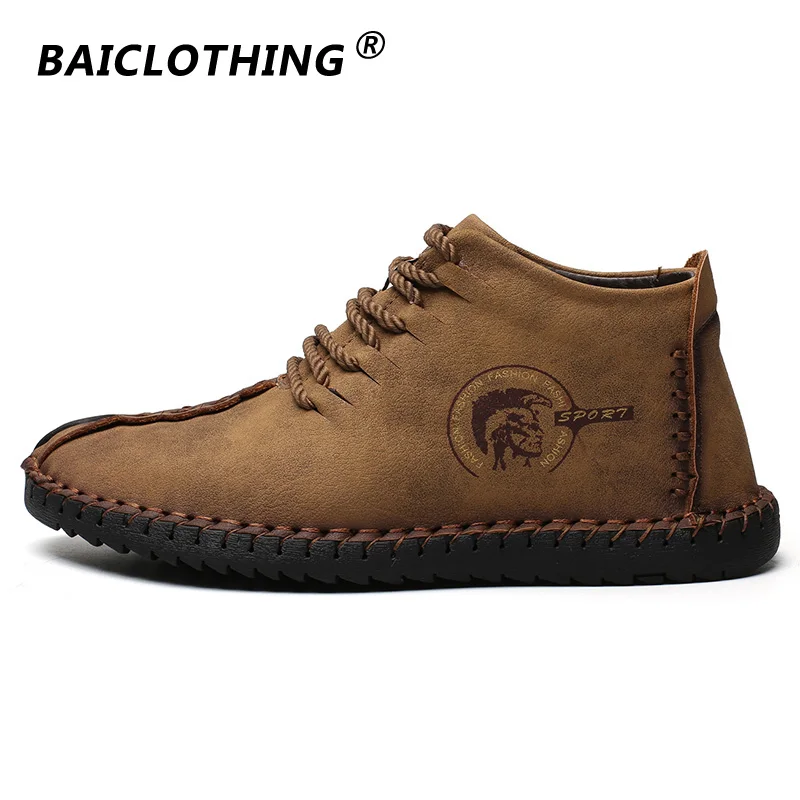2019 г. Новая модная кожаная обувь мужские винтажные Кроссовки Huarache Мокасины