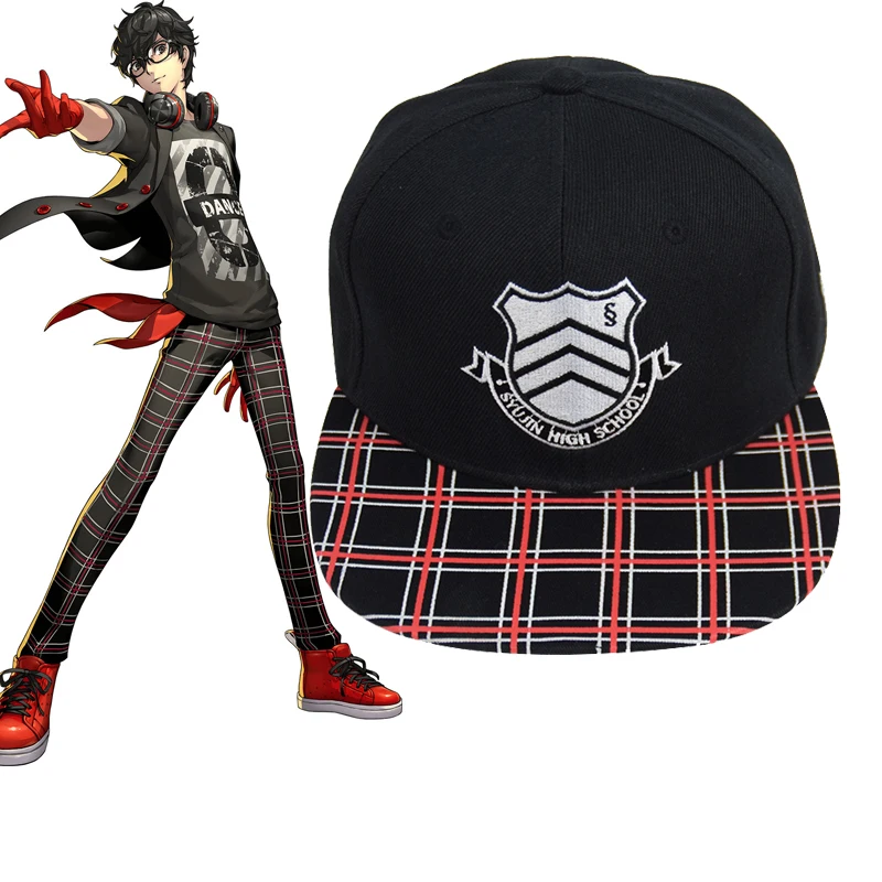 

Cosplaydiy аниме Persona 5 школьные бейсбольные шапки для девочек и мальчиков Спортивная Кепка L320
