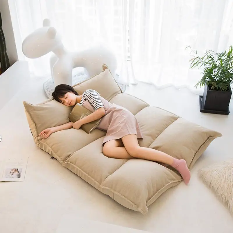 Lazy Sofa Tatami Folding Bed Dual-purpose Daily Multifunctional Small Household Bedroom Chair | Мебель