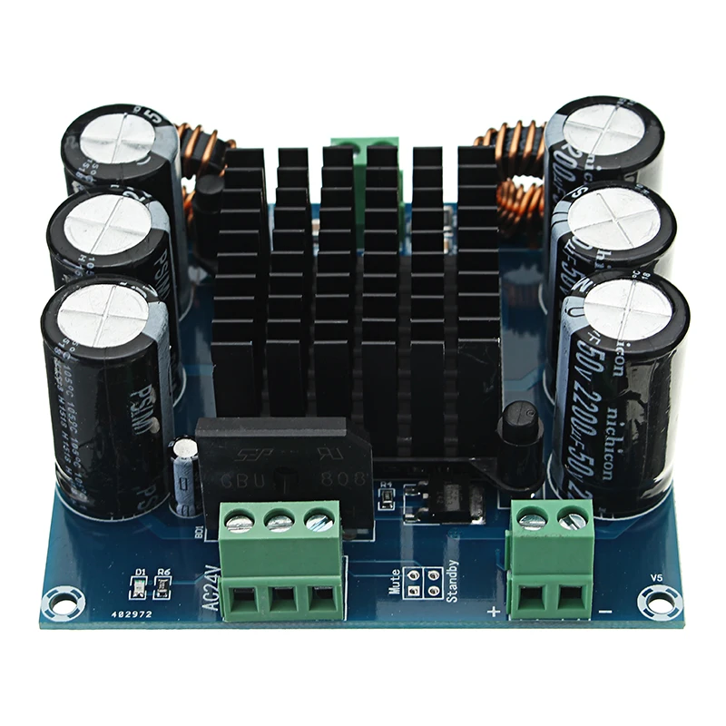 LEORY XH M253 420W моно плата цифрового усилителя TDA8954TH BTL модуля|Операционные усилители|