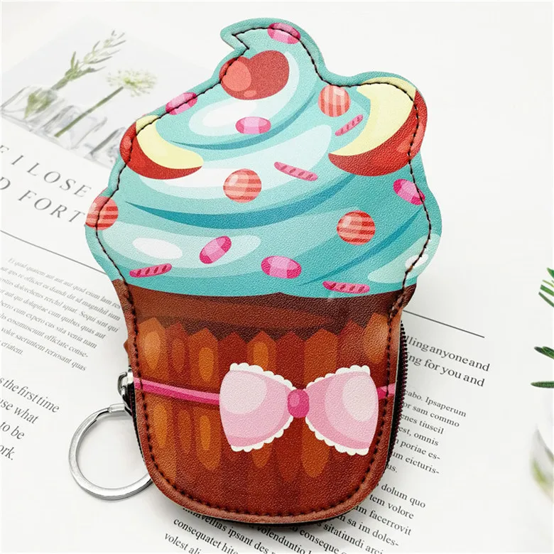 style 7 Want Go Kawaii 3D Хлеб дизайн детский кошелек милый кошелек для монет, Сумочка кожаный маленький кошелек для девочек мини клатч ключ сумка для хранения - Цвет: style 7