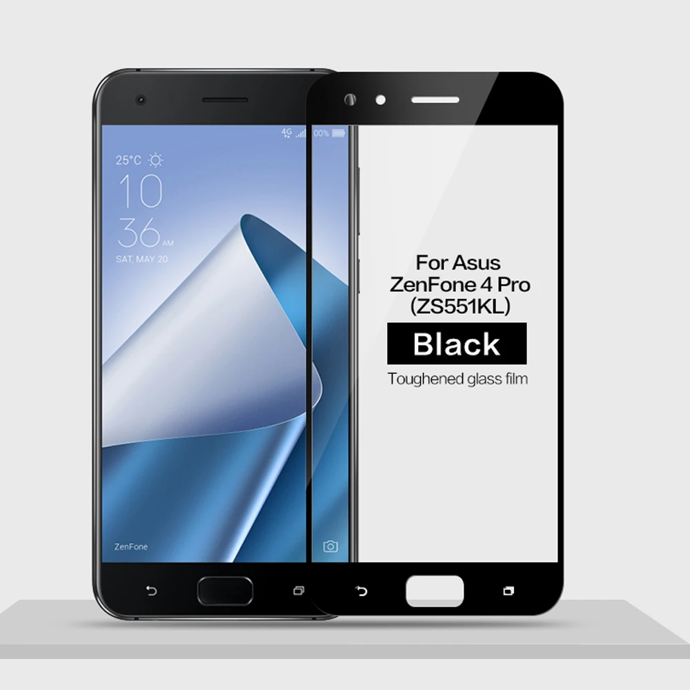 3D закаленное стекло для ASUS Zenfone 4 Pro ZS551KL полное покрытие 9H защитная пленка Защита